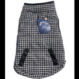 NWT herringbone Youly “the heir” dog vest jacket S